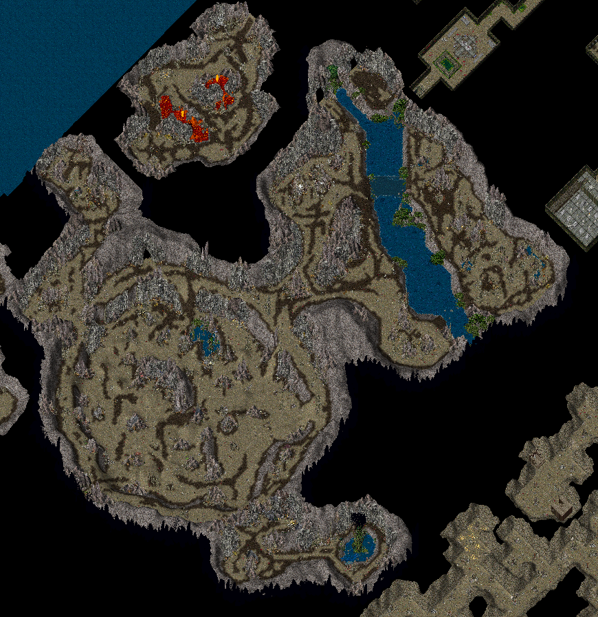 Dungeon corridor screenshot in Perilous Legends
