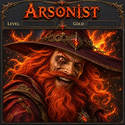 Arsonist hero portrait