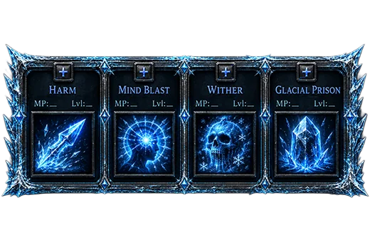 Cryosage ability cards